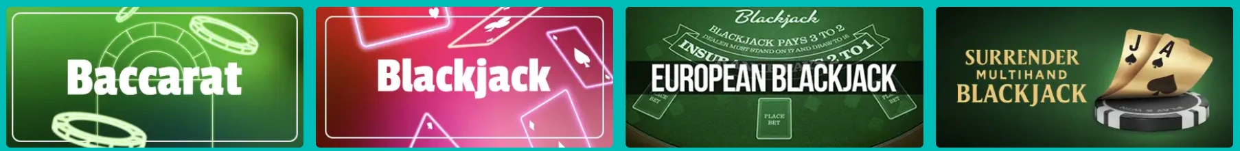 Jeux de table disponibles