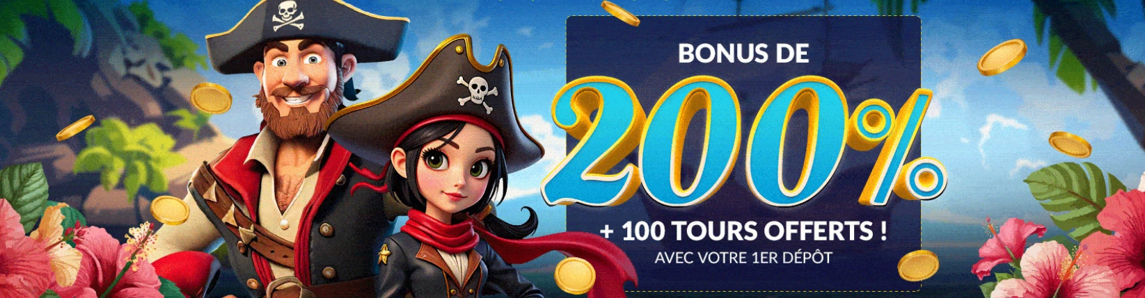 Offre de bienvenue Lucky Treasure Casino jusqu'à 10 000 €